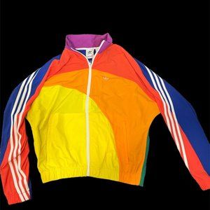 Adidas Originals Off-Center Nylon 80's Fit Pride Track Jacket